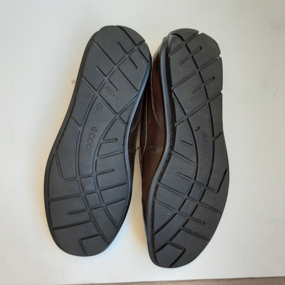 Ecco loafers Brown Leather 9m new without box - Picture 4 of 8